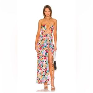 For Love & Lemons Mallory Maxi Dress - Size XS